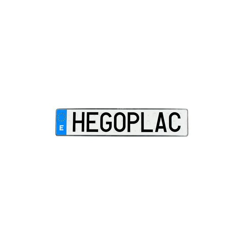 PLACA LARGA EUROPEA
