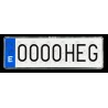 PLACA LARGA EUR (340X110)