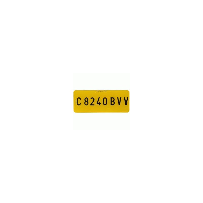 PLACA ACRILICA CUATRICICLO