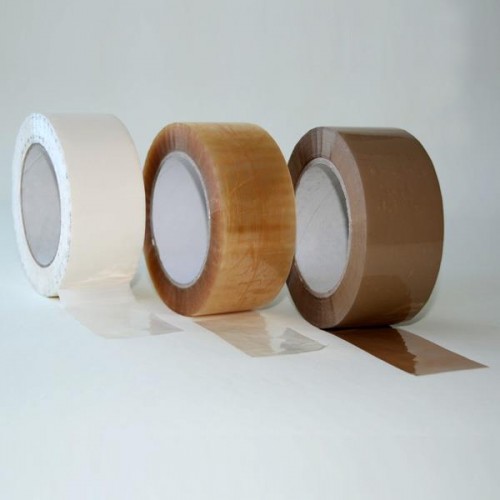 CINTA ADHESIVA EMBALAJE POLIPROPILENO BLANCA/TRANSP/MARRON 132X50 m