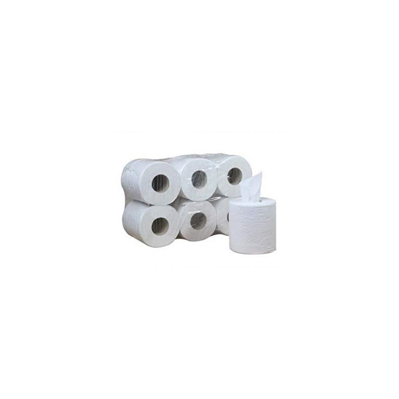 BOBINA CELULOSA SECAMANOS \"MECHA\" 2 CAPAS - 1,2 Kg (6 uds.)