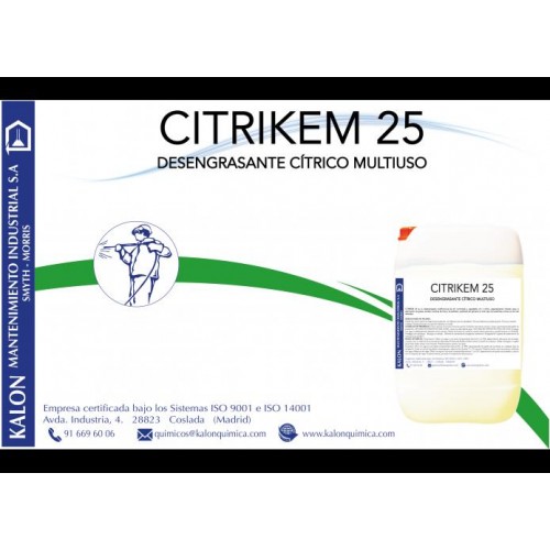 DESENGRASANTE CITRIKEM-25 - 10 L