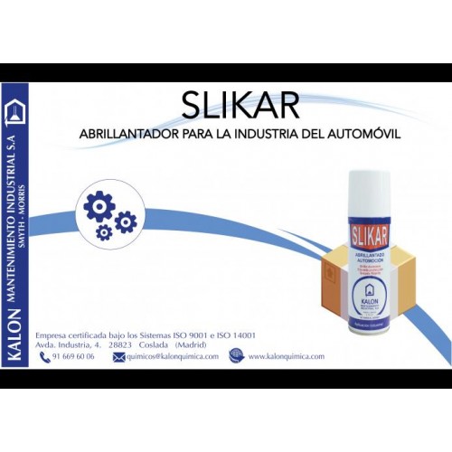 ABRILLANTADOR VINILO SLIKAR AEROSOL - 400 cc
