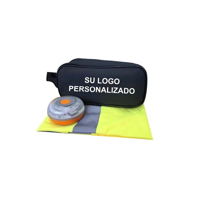 KIT V-16 PERS. BOLSO PIEL CON BALIZA GEOLOCALIZABLE