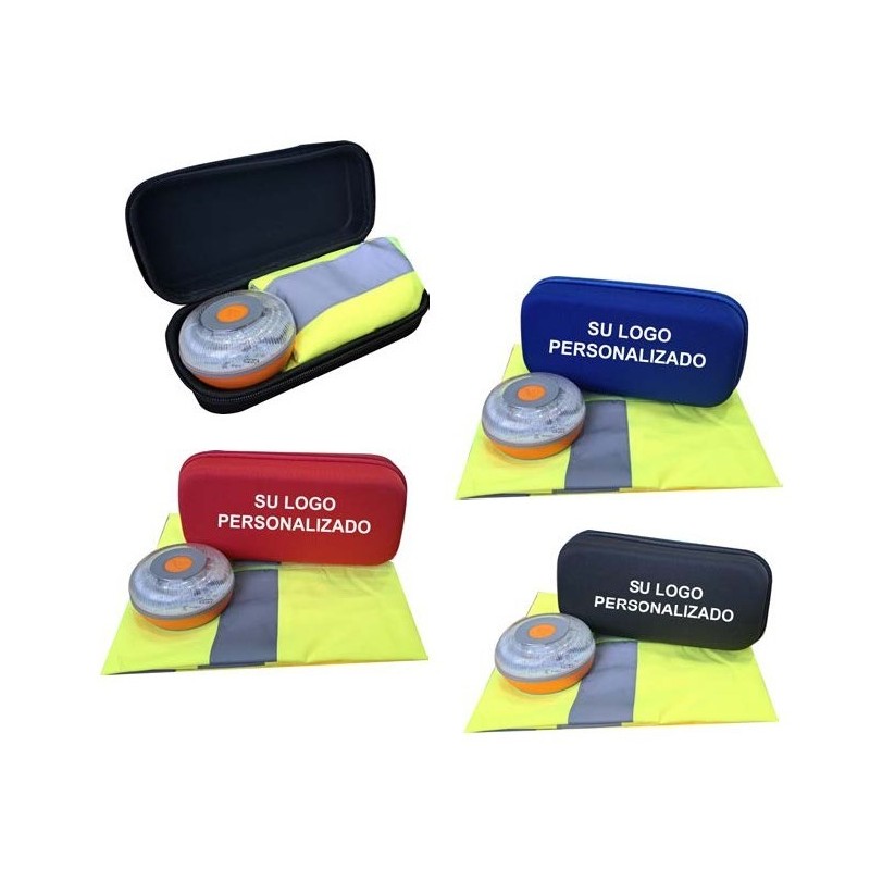 KIT V-16 PERS. COFRE EVA CON BALIZA GEOLOCALIZABLE