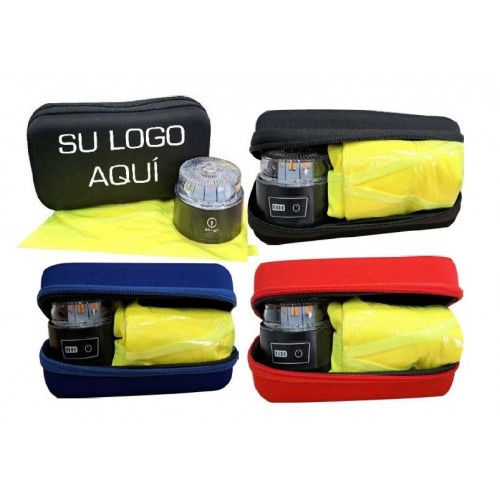 KIT V-16 PERS. COFRE EVA CON BALIZA GEOLOCALIZABLE