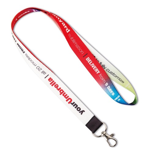 LANYARD - NECK (CINTA DE CUELLO) (50x10 cm) PERS. A TODO COLOR