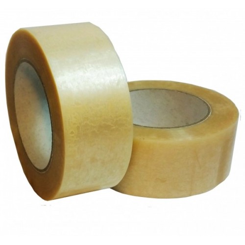 CINTA ADHESIVA EMBALAJE PVC TRANSP. 50 x 128 m (NUEVA)